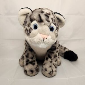 10" Wild Republic Snow Leopard Cub Plush Stuffed Animal